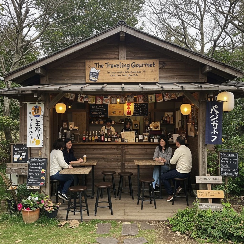 Các chi tiết trang trí như tranh thủy mặc hay đèn lồng được khéo léo đưa vào thiết kế quán cafe phong cách Nhật Bản, tăng thêm vẻ tinh tế