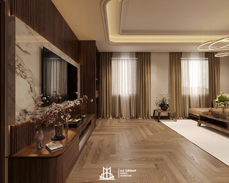 tầng 3 là không gian sinh hoạt riêng của gia đình