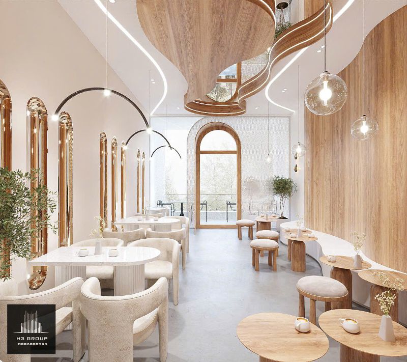 Thiết kế Parrot Cafe - Cảm hứng từ ngôn ngữ thiết kế đương đại