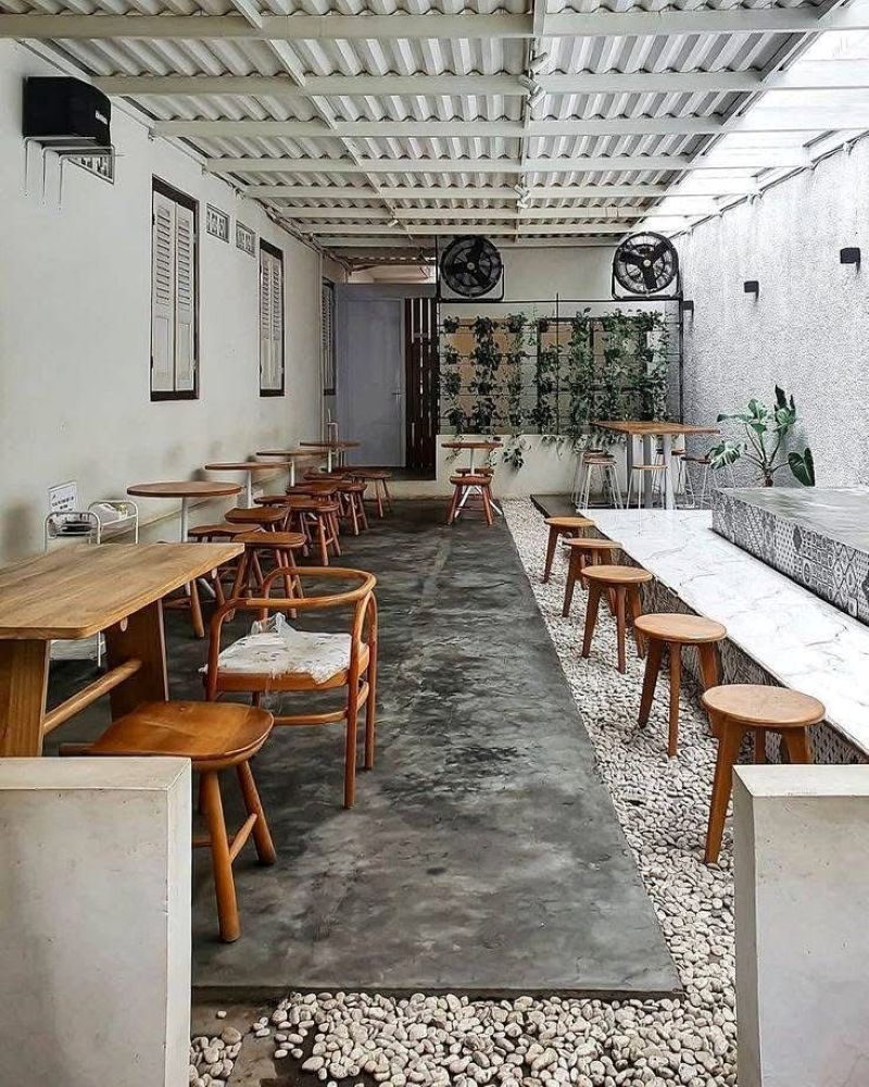 Từ nội thất đến ánh sáng, mọi chi tiết trong thiết kế quán cafe phong cách hiện đại đều hướng đến trải nghiệm