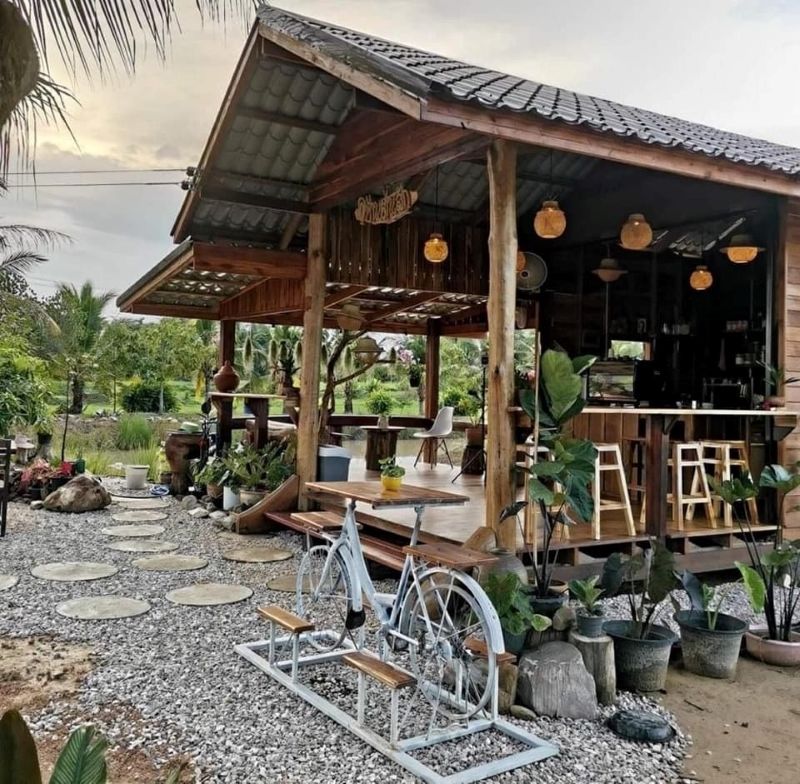 Thiết kế quán cafe ở nông thôn hút khách nhờ giữ nét mộc mạc, hòa hợp thiên nhiên và tạo không gian thư giãn chân thật 