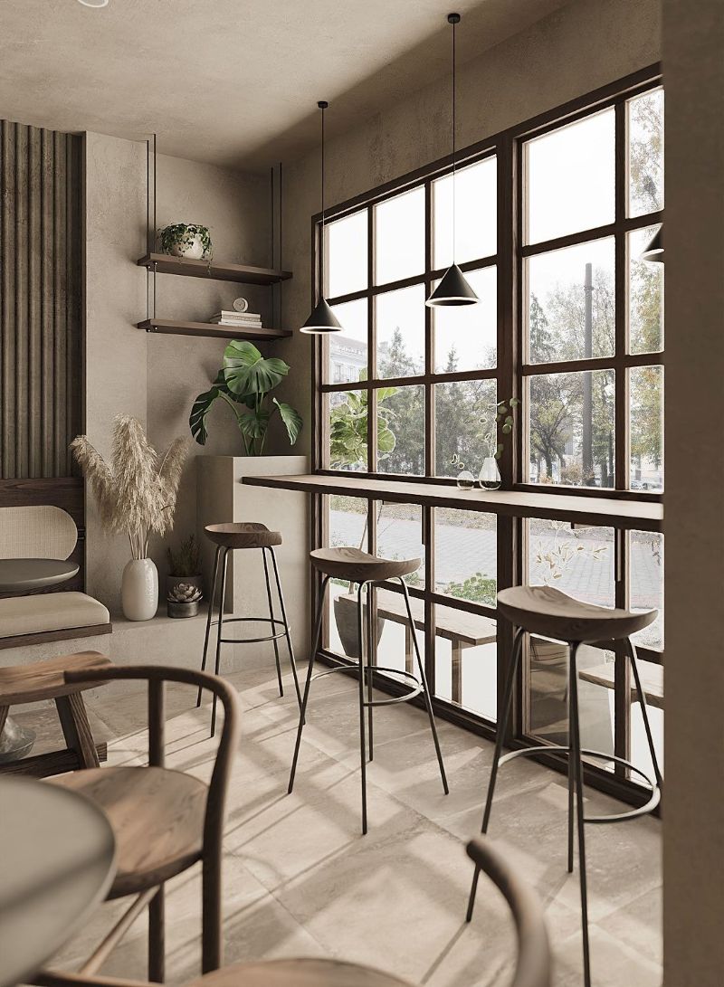 Phong cách Châu Âu phù hợp với mô hình quán cafe sân vườn, cafe bistro và cafe cao cấp