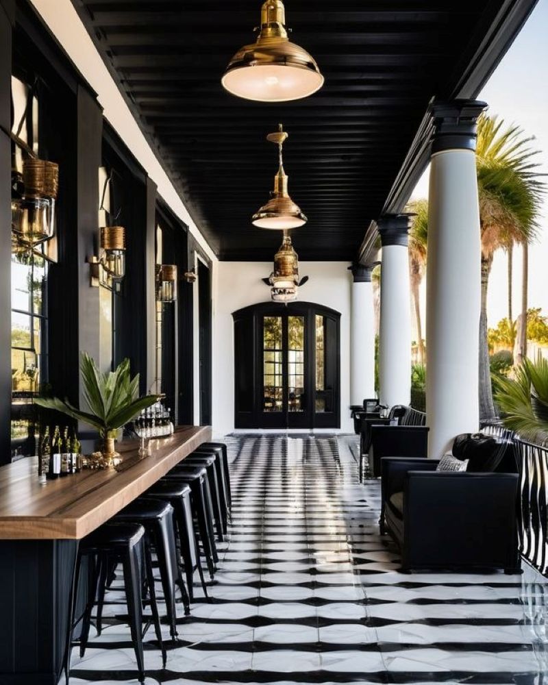 Phong cách Tân cổ điển thanh lịch giúp quán cafe vừa tinh tế, vừa thân thiện, dễ thu hút khách hàng cao cấp 