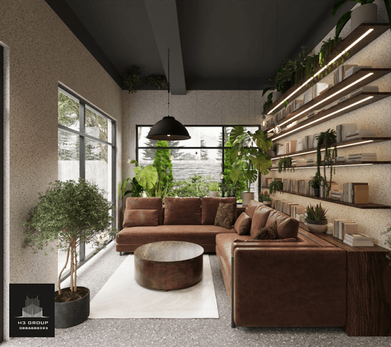 Thiết kế quán cafe sang trọng phù hợp với phong cách thiết kế châu Âu, Indochine hoặc Modern Luxury.