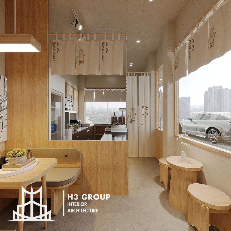Mô hình quán cafe trong nhà phù hợp với mặt bằng ở khu vực thành phố, và mức chi phí ban đầu sẽ tiết kiệm hơn