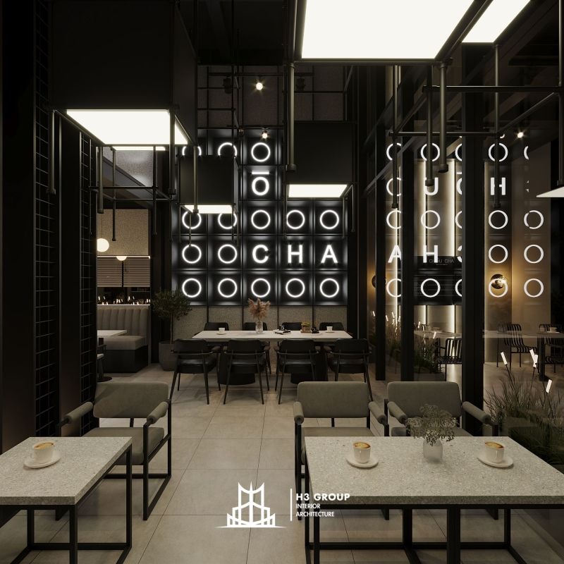 Quán cafe trong nhà nên ưu tiên phong cách tối giản nhằm giúp không gian được rộng rãi, thoáng mát hơn