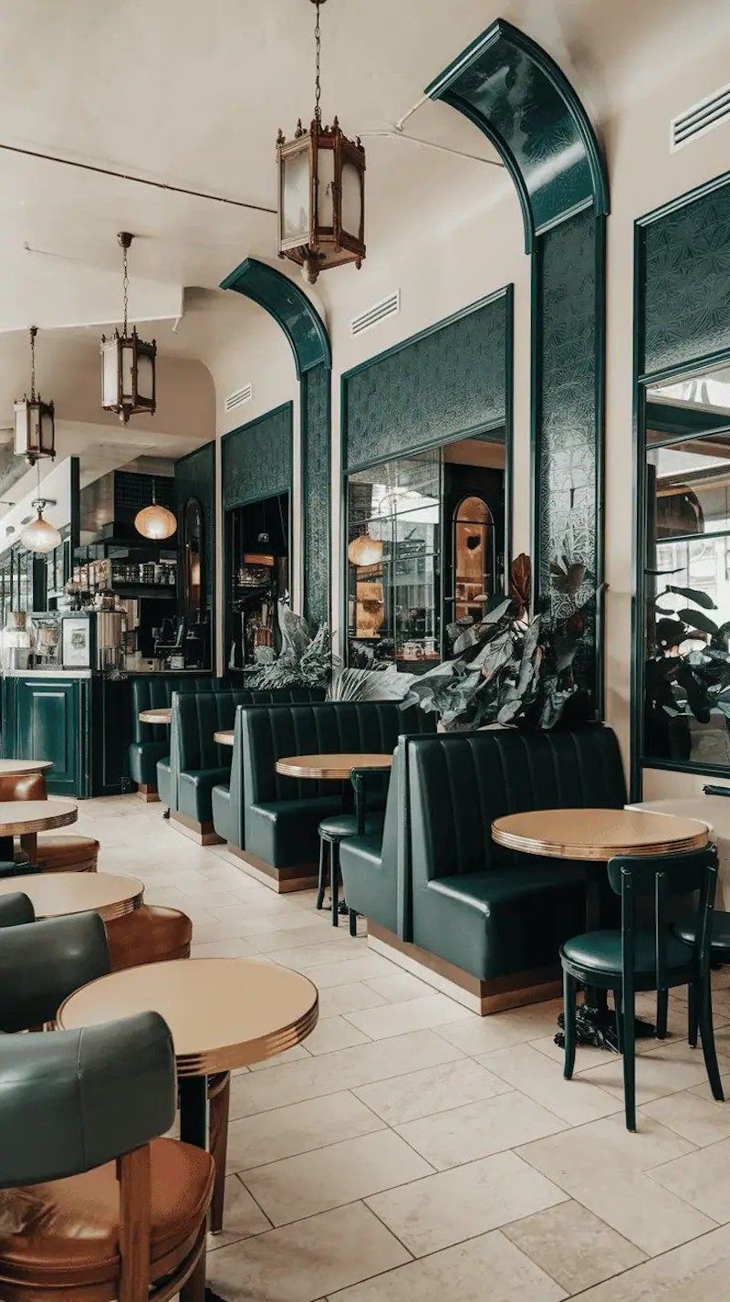 Thiết kế quán cafe phong cách tân cổ điển thể hiện gu thẩm mỹ của chủ đầu tư qua từng đường nét, ánh sáng và chất liệu cao cấp