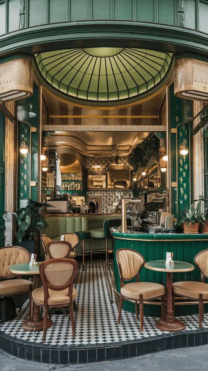 Thiết kế quán cafe phong cách tân cổ điển mang hơi thở châu Âu, gợi cảm giác quý phái và sang trọng ngay từ cái nhìn đầu tiên