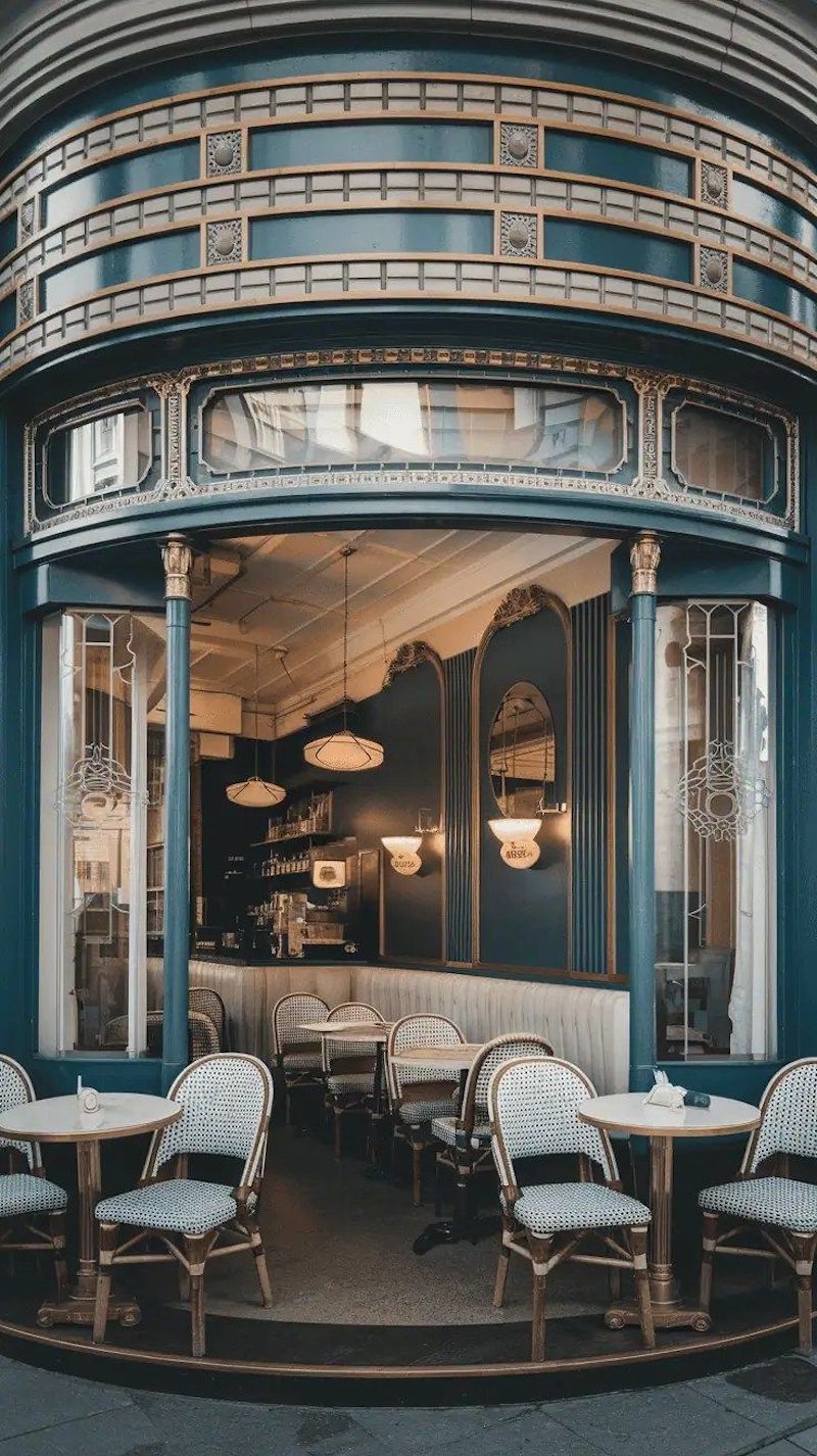 Thiết kế quán cafe phong cách tân cổ điển mang lại trải nghiệm thưởng thức cà phê trong không gian sang trọng, nhẹ nhàng và tinh tế