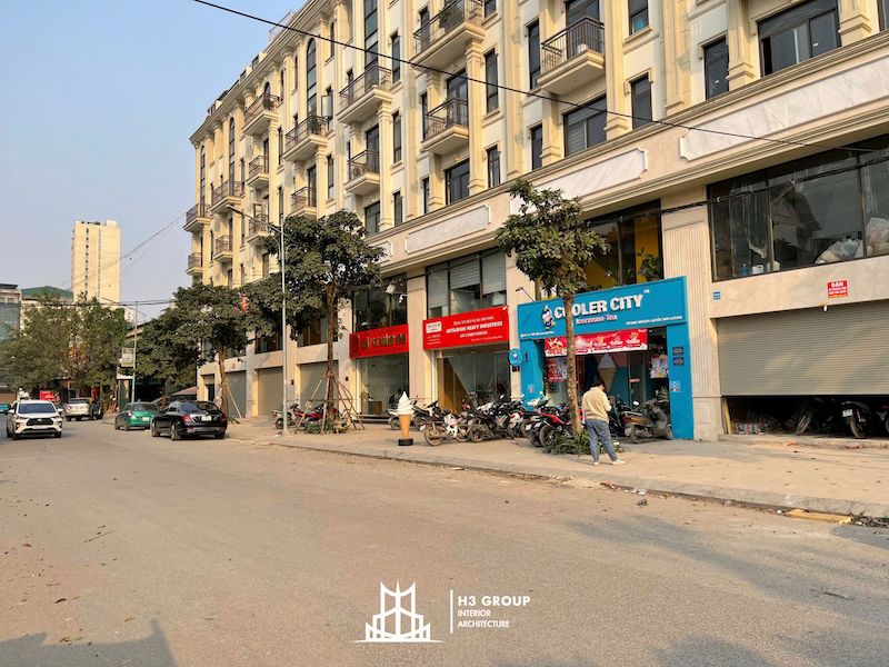 Công trình nằm trong khu biệt thự cao cấp tại Him Lam Vạn Phúc, Hà Đông