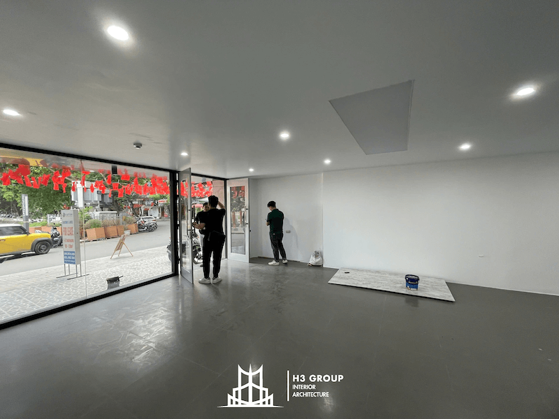 Khảo sát mặt bằng hiện có để nắm rõ diện tích, kết cấu, vị trí, ánh sáng và luồng di chuyển 