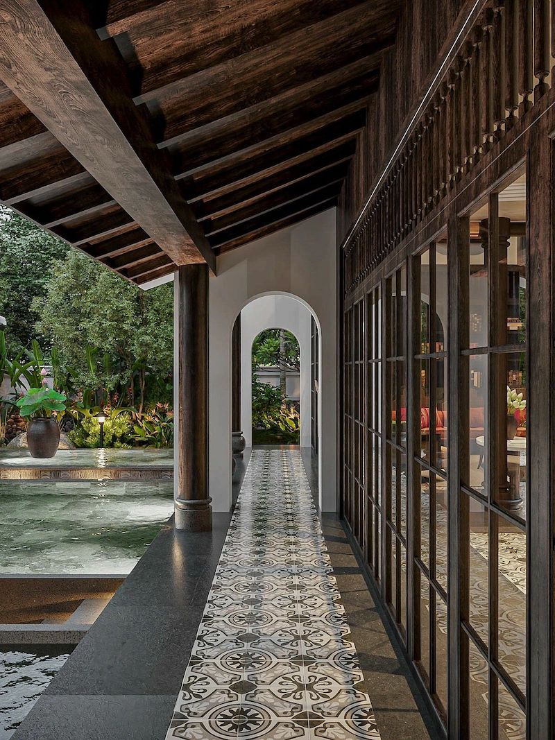 Khéo léo hòa trộn tinh thần Pháp cổ và văn hóa Á Đông trong từng chi tiết thiết kế