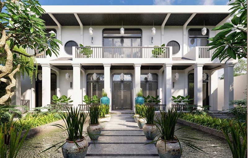 Biệt thự Indochine đem đến trải nghiệm sống sang trọng nhưng vẫn gần gũi, thư thái giữa thiên nhiên