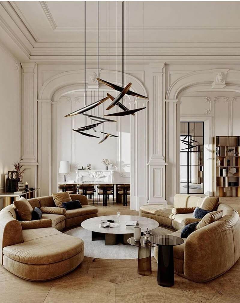 Biệt thự phong cách cổ điển kết hợp hiện đại là lựa chọn hoàn hảo cho những ai muốn giữ tinh thần cổ điển nhưng ưa thích sự tiện nghi thời nay