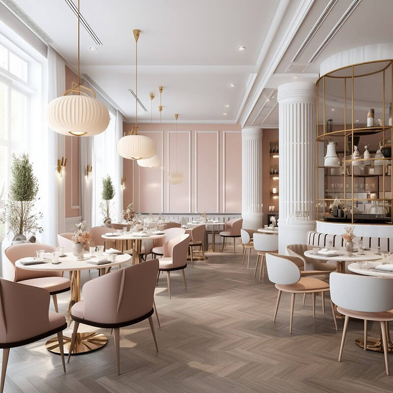 Phong cách cổ điển kết hợp hiện đại giúp nhà hàng, quán cafe thể hiện dấu ấn riêng, khác biệt và nâng cao trải nghiệm cho thực khách