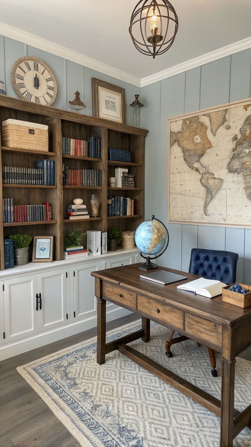 Thiết kế phòng làm việc phong cách Địa Trung Hải chú trọng đến cảm xúc người dùng, biến nơi làm việc thành không gian truyền cảm hứng