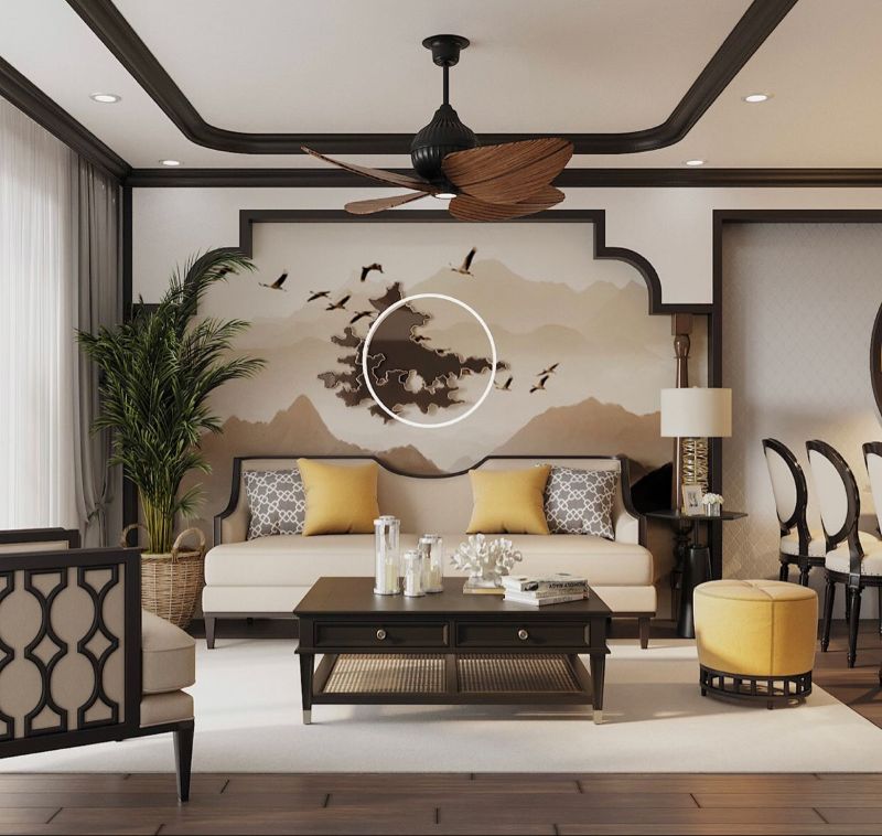 Phong cách Indochine hiện đại giúp không gian nhà ở, biệt thự toát lên vẻ sang trọng, ấm áp nhưng vẫn giữ được sự tinh giản và tiện nghi hiện đại 