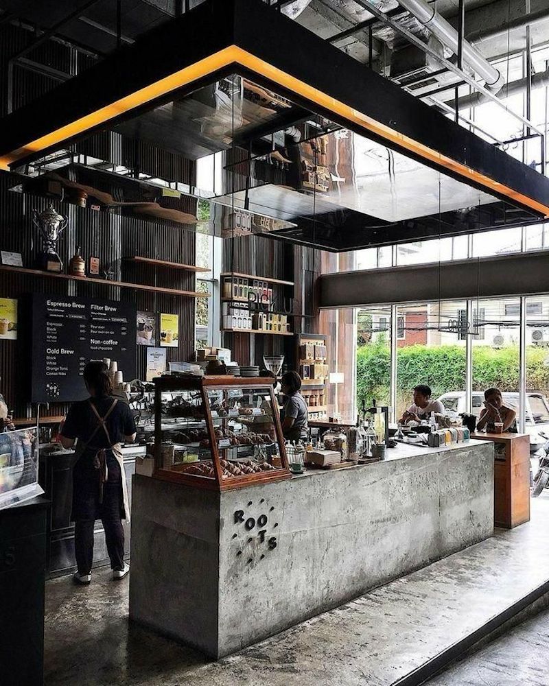 Lối bố trí của phong cách industrial giúp ánh sáng và không khí lưu thông tự nhiên, đồng thời làm nổi bật các mảng vật liệu thô mộc và kết cấu kiến trúc