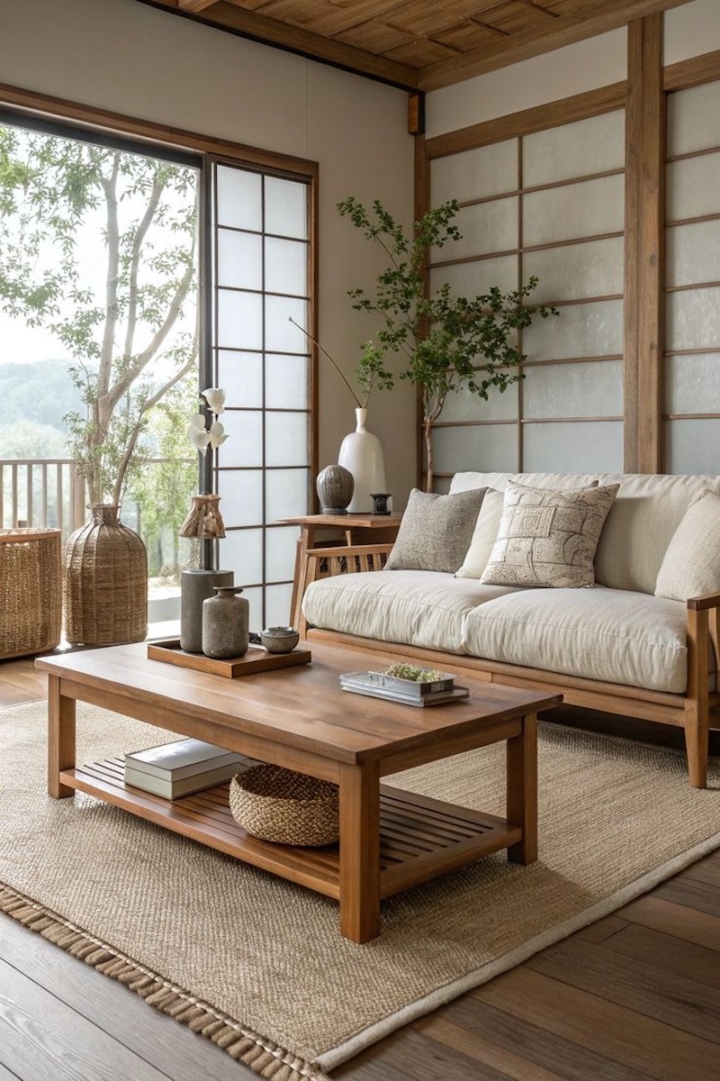 Thiết kế căn hộ, nhà ở phong cách Nhật Bản bố trí khu vực xanh, cây cảnh nhỏ hoặc tiểu cảnh trong nhà, mang thiên nhiên vào từng góc sống 