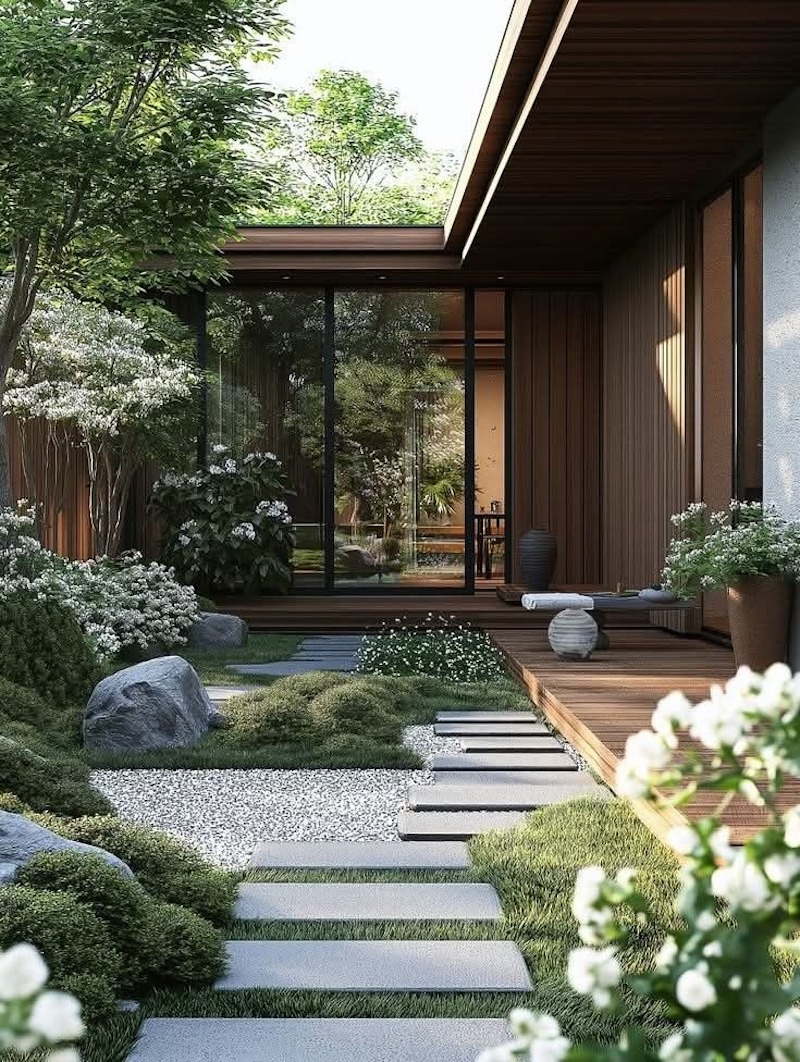 Thiết kế khách sạn, resort phong cách Nhật Bản kết hợp yếu tố văn hóa Nhật và vật liệu tự nhiên, tạo điểm nhấn độc đáo, tinh tế và khác biệt so với các resort thông thường 