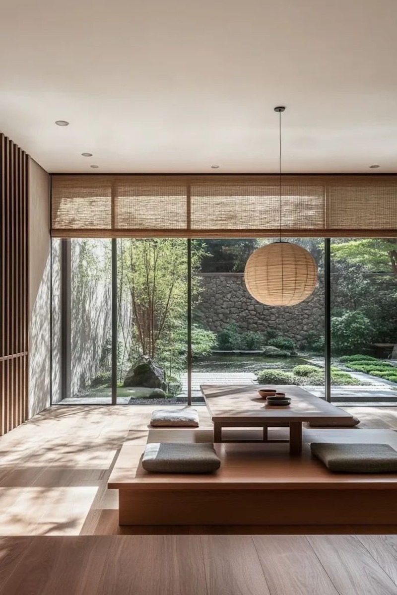 Phong cách nội thất Nhật Bản hiện đại đòi hỏi sự gọn gàng tuyệt đối, dễ trở nên đơn điệu nếu thiếu điểm nhấn và có thể bất tiện với nội thất thấp 