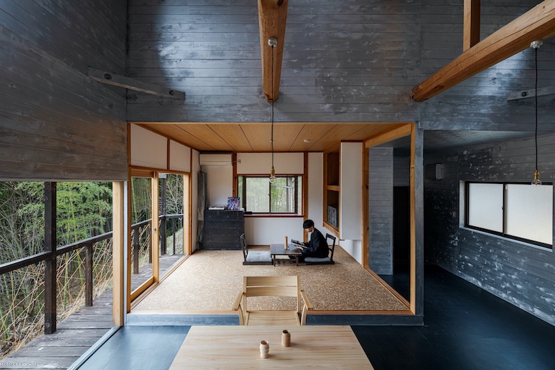 Sự kết hợp hài hòa giữa vật liệu truyền thống và hiện đại, tự nhiên và tinh tế đã giúp phong cách Nhật Bản hiện đại mang đến không gian sống mang đậm hơi thở thiên nhiên 