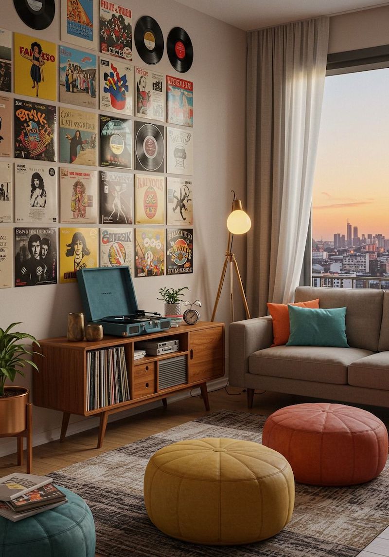 Phong cách Retro trong thiết kế nhà ở mang đến không gian hoài niệm, ấm áp nhưng vẫn đầy cá tính