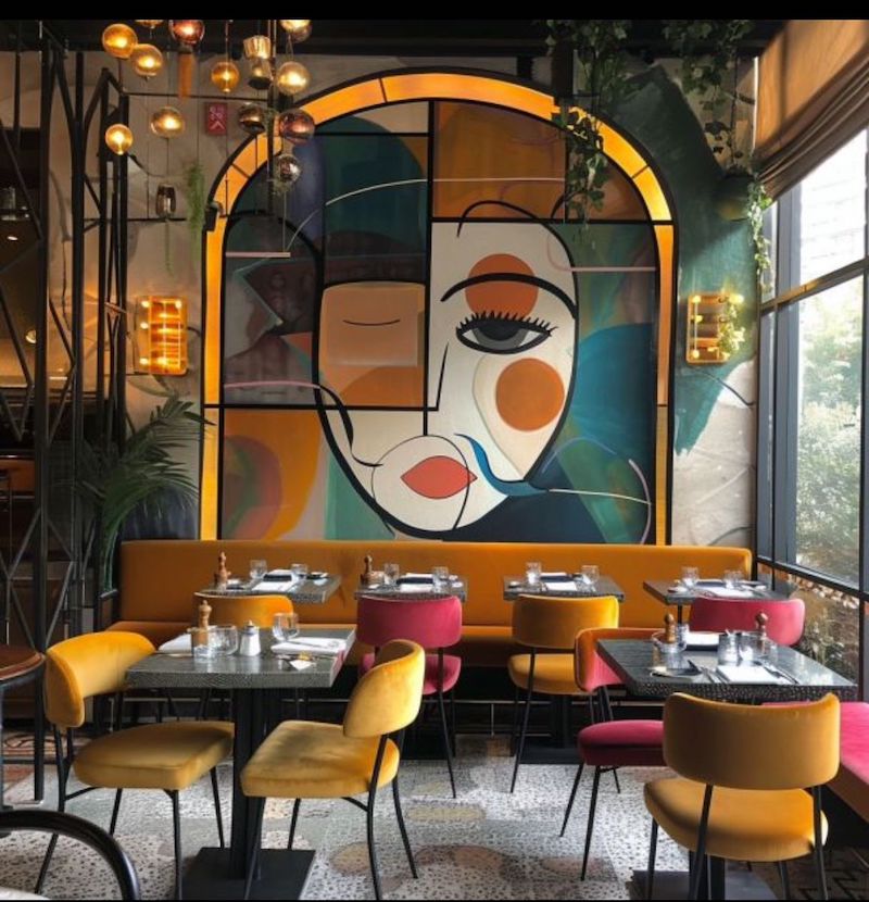 Phong cách Retro trong thiết kế nhà hàng giúp chủ đầu tư tạo ra không gian độc đáo, ghi dấu ấn lâu dài trong lòng khách hàng