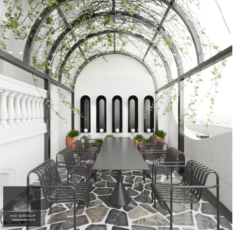 Thiết kế quán cafe phong cách tân cổ điển hiện đại ghi điểm nhờ sự hòa quyện giữa vẻ đẹp cổ điển và hơi thở hiện đại đầy tinh tế