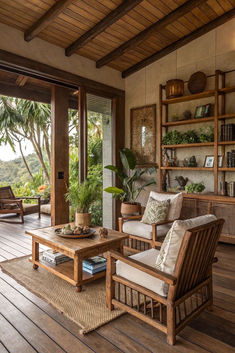 Nhà ở phong cách Tropical mang đến không gian sống tươi mát, thoáng đãng và gần gũi thiên nhiên, giúp gia chủ thư giãn mỗi ngày