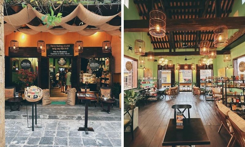 Thiết kế quán cafe phong cách Việt chú trọng vào ánh sáng tự nhiên và sự thông thoáng để mang lại cảm giác thư giãn cho khách hàng