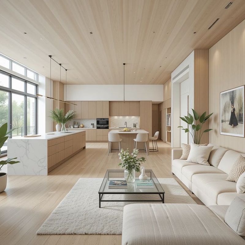 Phong cách hiện đại mang đến không gian sống gọn gàng, sang trọng và dễ chịu cho mọi gia đình