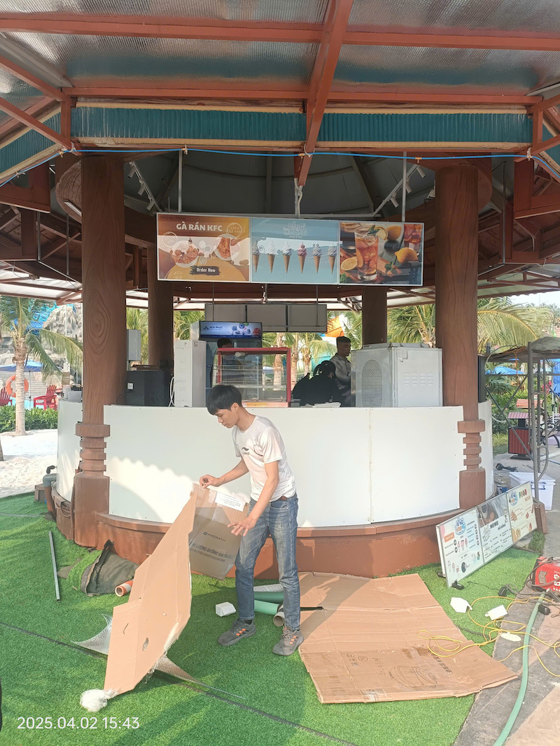 Thi công dự án được đội ngũ H3 triển khai khẩn trương, không ảnh hưởng đến hoạt động giải trí