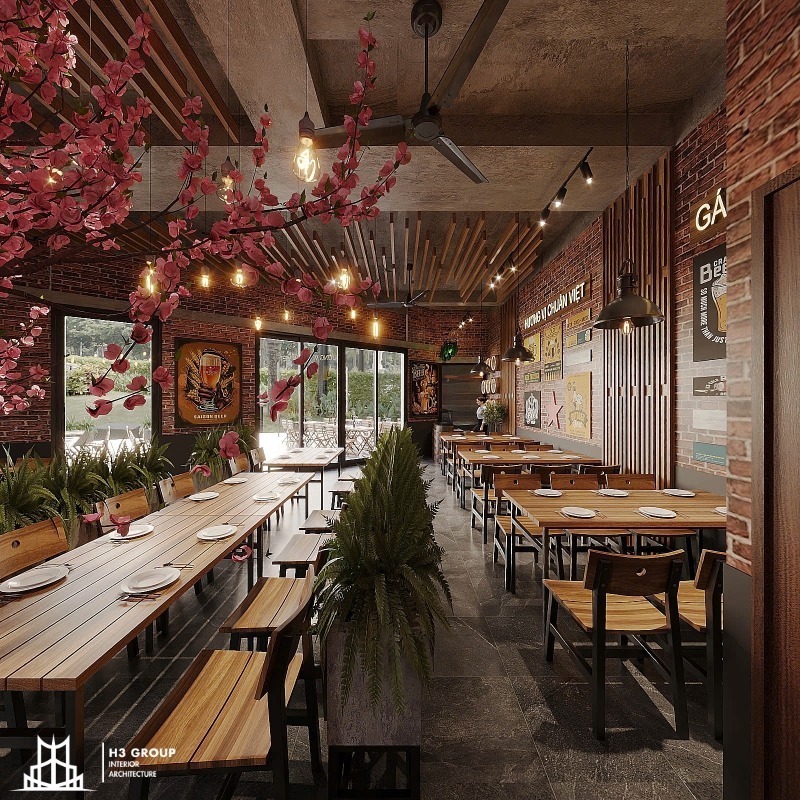 Khi nguyên lý tạo dựng không khí & thẩm mỹ được áp dụng đúng, nhà hàng sẽ mang lại không gian vừa thẩm mỹ, vừa dễ chịu, khiến khách hàng muốn quay lại