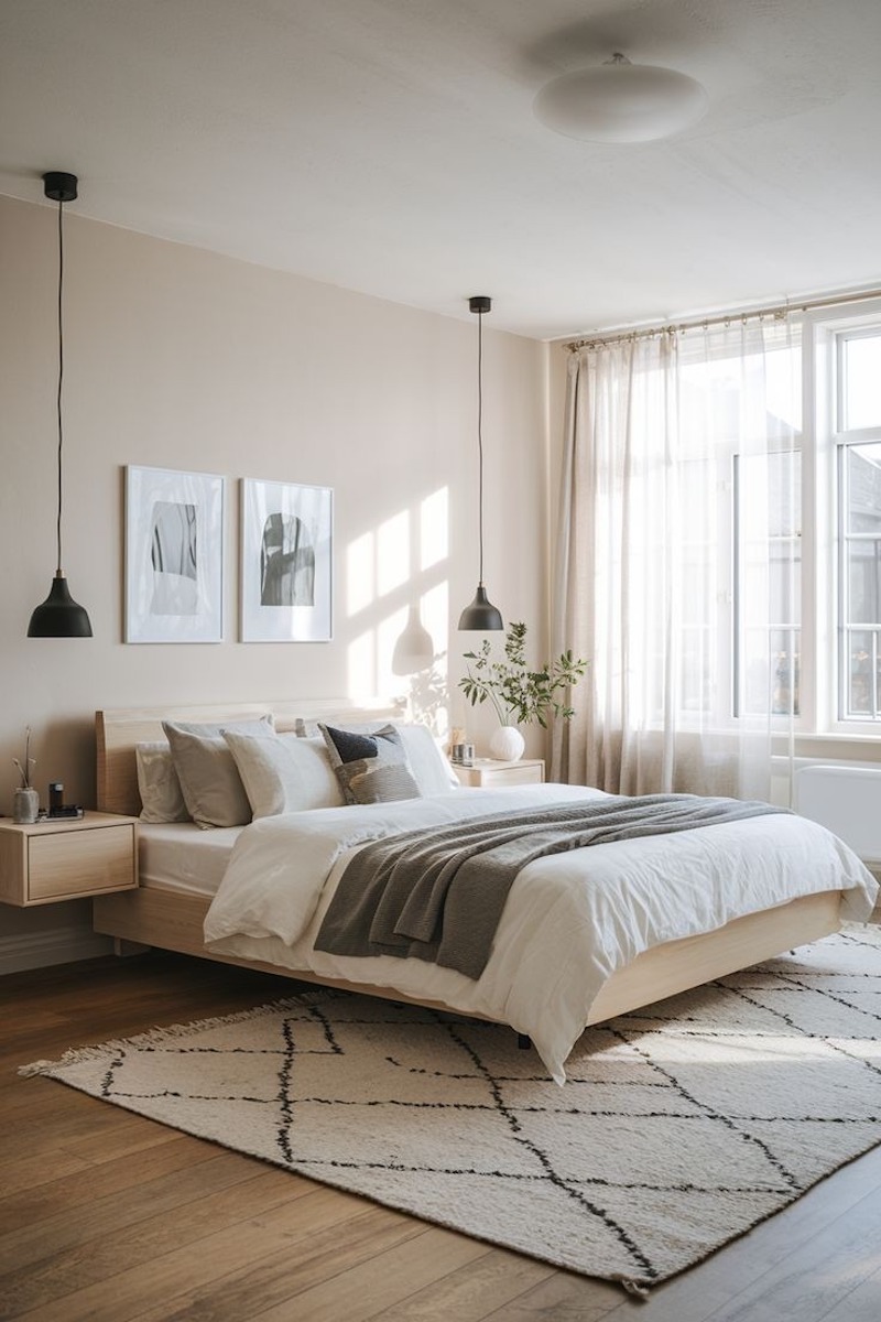 Nội thất Bắc Âu có hình dáng đơn giản, đường nét mềm mại, tạo cảm giác thân thiện và gần gũi 