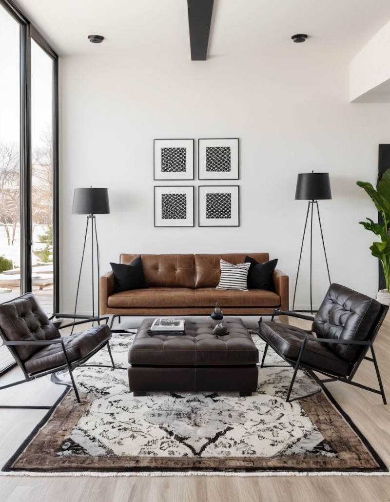 Thiết kế phòng khách hiện đại tập trung vào ánh sáng tự nhiên, màu sắc trung tính và vật liệu tinh giản giúp tổng thể liền mạch, dễ sử dụng cho gia đình đông thành viên