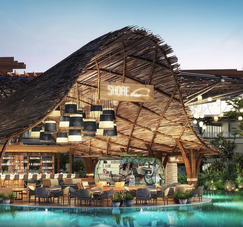 Nhà hàng bằng tre thu hút khách nhờ cảm giác mộc mạc ấm áp mang đến trải nghiệm ăn uống khác biệt so với không gian bê tông