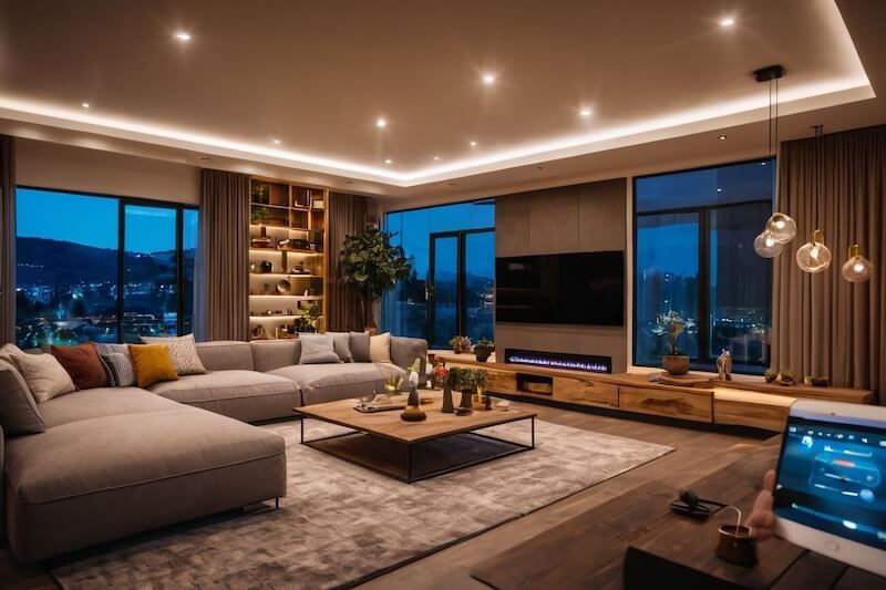 Bạn có thể điều khiển các thiết bị từ xa, thông qua ứng dụng trên điện thoại hoặc các thiết bị điều khiển thông minh