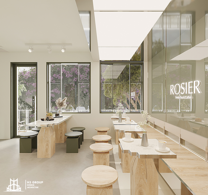 Thiết kế Rosier Cơ sở Đoàn Trần Nghiệp - Tiếp nối tinh thần tối giản nhưng đầy chất riêng