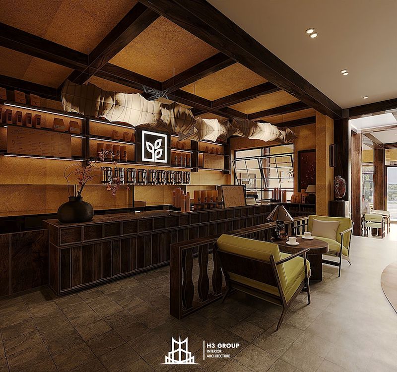 Quán Đông Trà - Đắm chìm trong không gian hoa trà phương Đông 