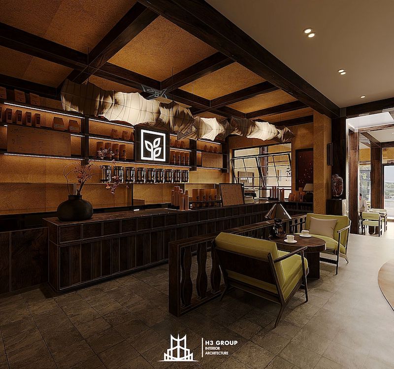 Quán Đông Trà - Đắm chìm trong không gian hoa trà phương Đông 