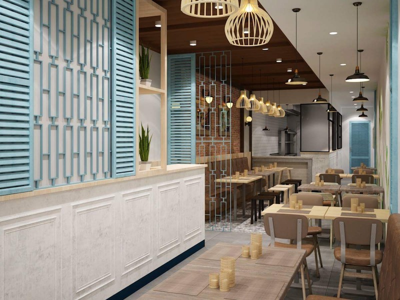 Ánh sáng trong quán cơm chay văn phòng cần đủ sáng, phân bổ đều, hỗ trợ cảm giác tỉnh táo và thoải mái trong giờ nghỉ trưa ngắn