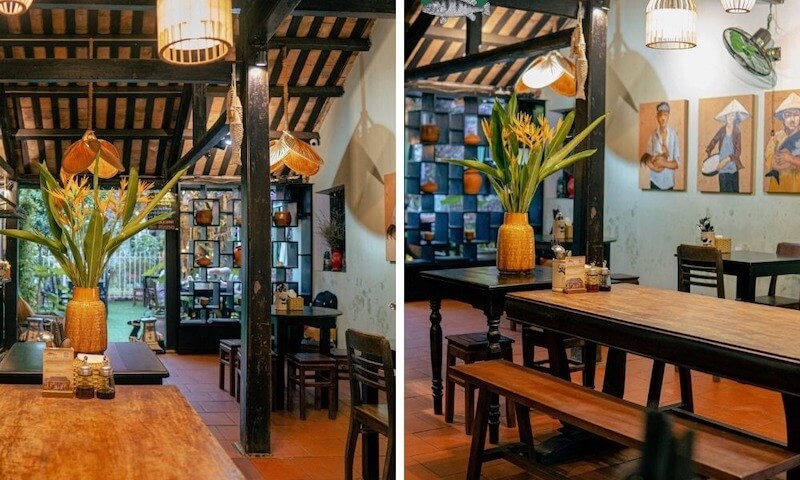 Đồ trang trí hoài cổ giúp nhà hàng phong cách đồng quê gợi cảm xúc ký ức, tăng chiều sâu văn hóa, tạo điểm nhấn thị giác và mang lại trải nghiệm gần gũi, ấm áp 