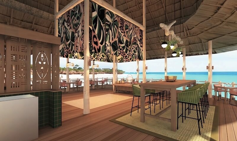 Không gian mở giúp nhà hàng hải sản ven biển giảm mùi tanh, tạo cảm giác sạch sẽ và dễ chịu cho thực khách