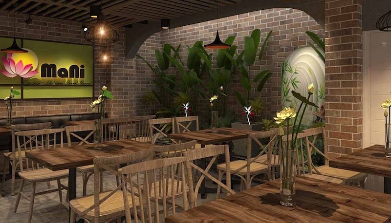 Sử dụng mùi hương nhẹ như gỗ đàn hương hoặc tinh dầu oải hương giúp tăng trải nghiệm giác quan trong nhà hàng chay thiền