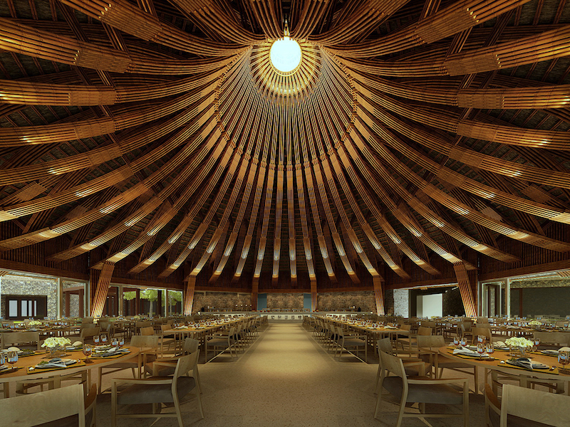 Thiết kế nhà hàng bằng tre cần xử lý tre chống mối mọt, chọn loại tre phù hợp, bố trí nội thất & ánh sáng, đảm bảo không gian và công năng hợp lý 