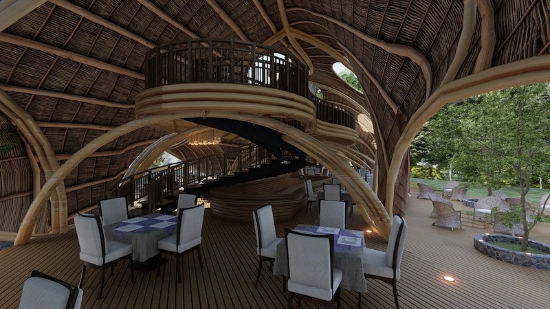 Thiết kế nhà hàng Á Đông bằng tre không chỉ ấn tượng về thẩm mỹ mà còn bền vững, mang đến dấu ấn riêng và trải nghiệm văn hóa đặc sắc 