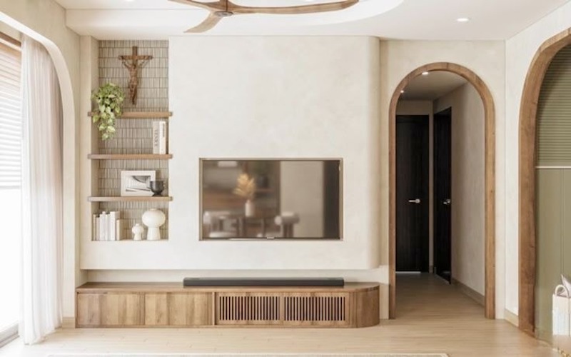 Vị trí bàn thờ Chúa cần yên tĩnh, cao ráo, tránh đối diện trực tiếp tivi hoặc khu vực sinh hoạt ồn ào 