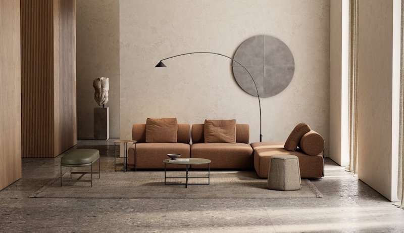 Mỗi món đồ trong phòng khách theo Wabi Sabi đều mang câu chuyện riêng, từ vật dụng cũ đến đồ thủ công, tăng chiều sâu trải nghiệm sống 