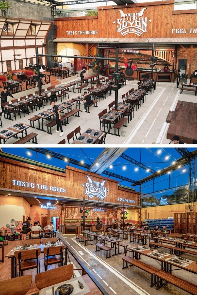 Thiết kế khung thép tiền chế là giải pháp bền vững, tiết kiệm, kết hợp hiệu quả kinh doanh và trải nghiệm khách hàng, tạo quán nướng bình dân thu hút